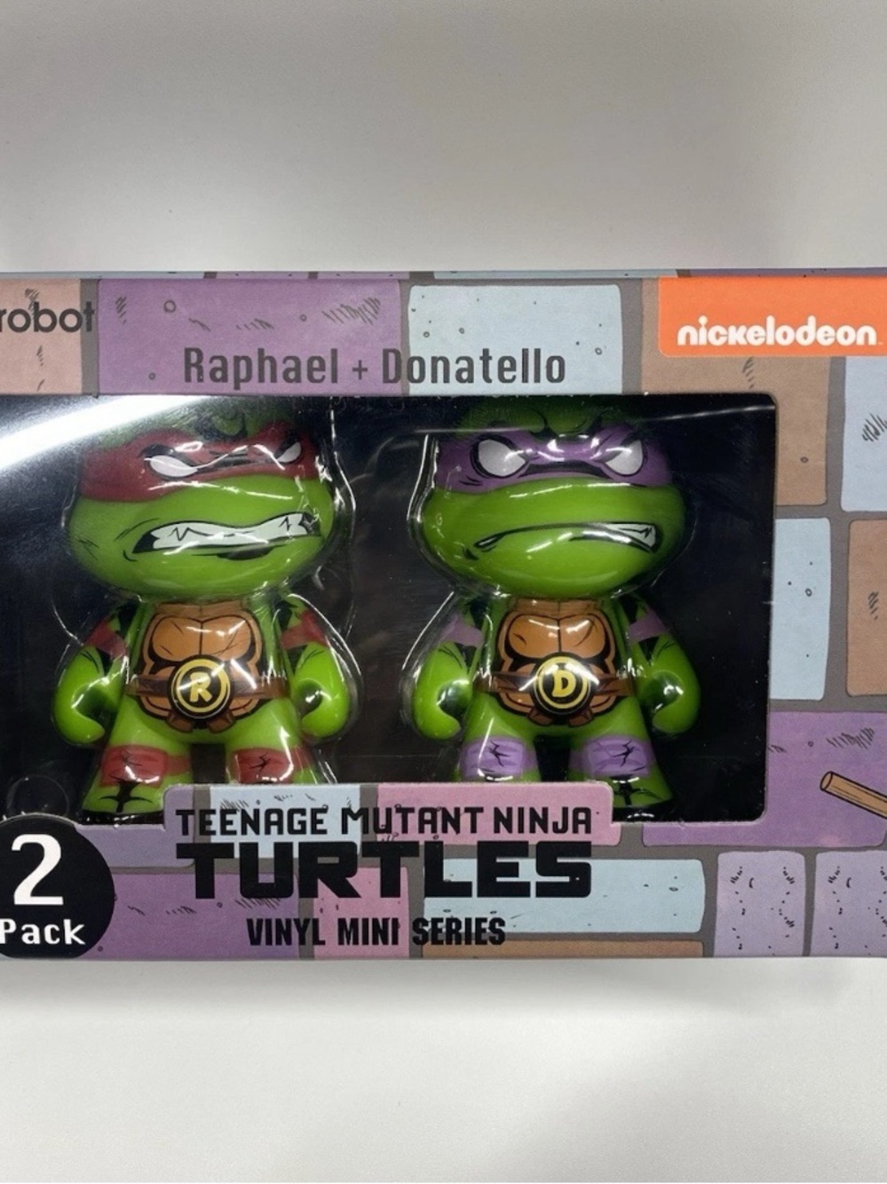 Teenage Mutant Ninja Turtles - 3" Vinyl Figures - Raphael & Donatello 2 Pack